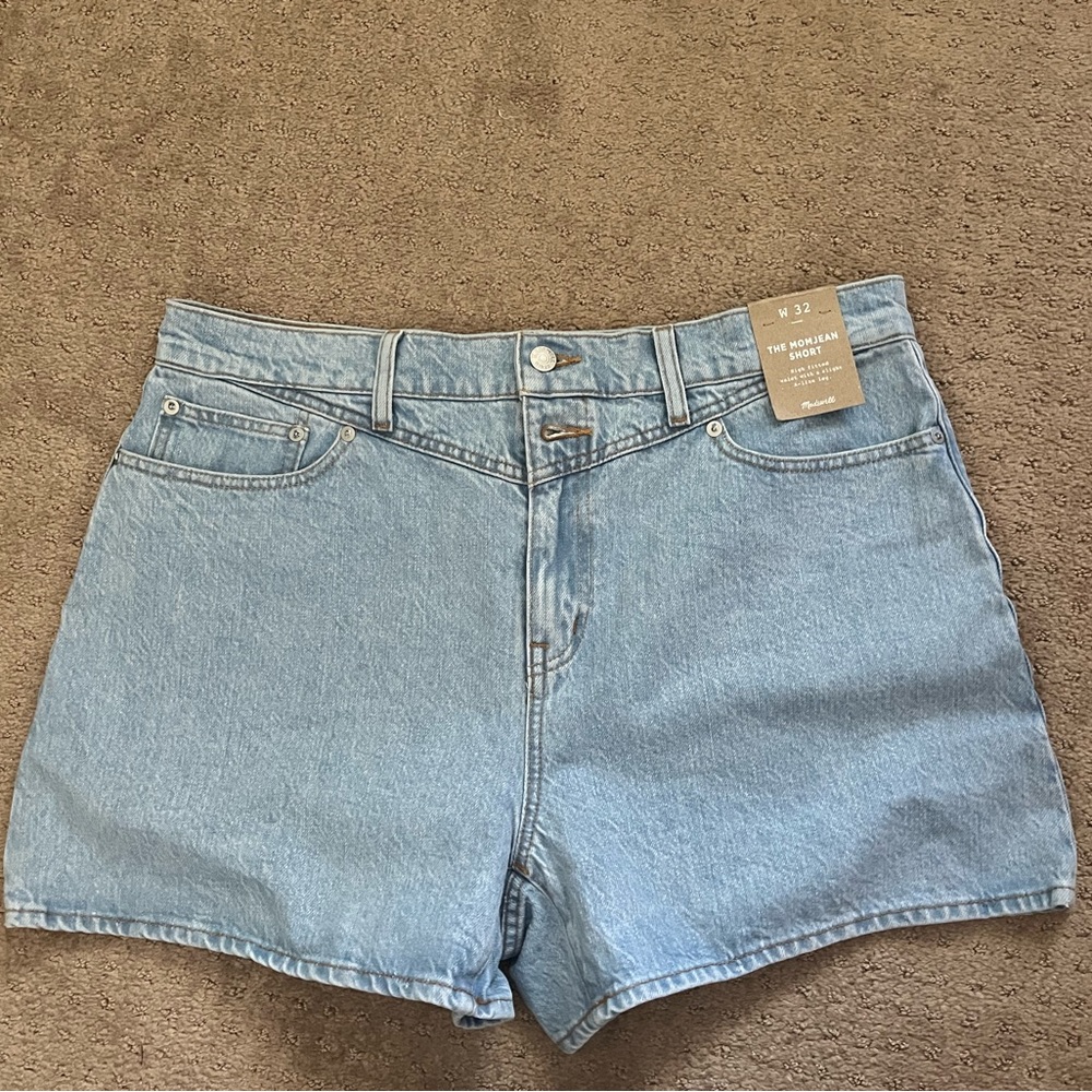 Madewell mom Jean shorts
